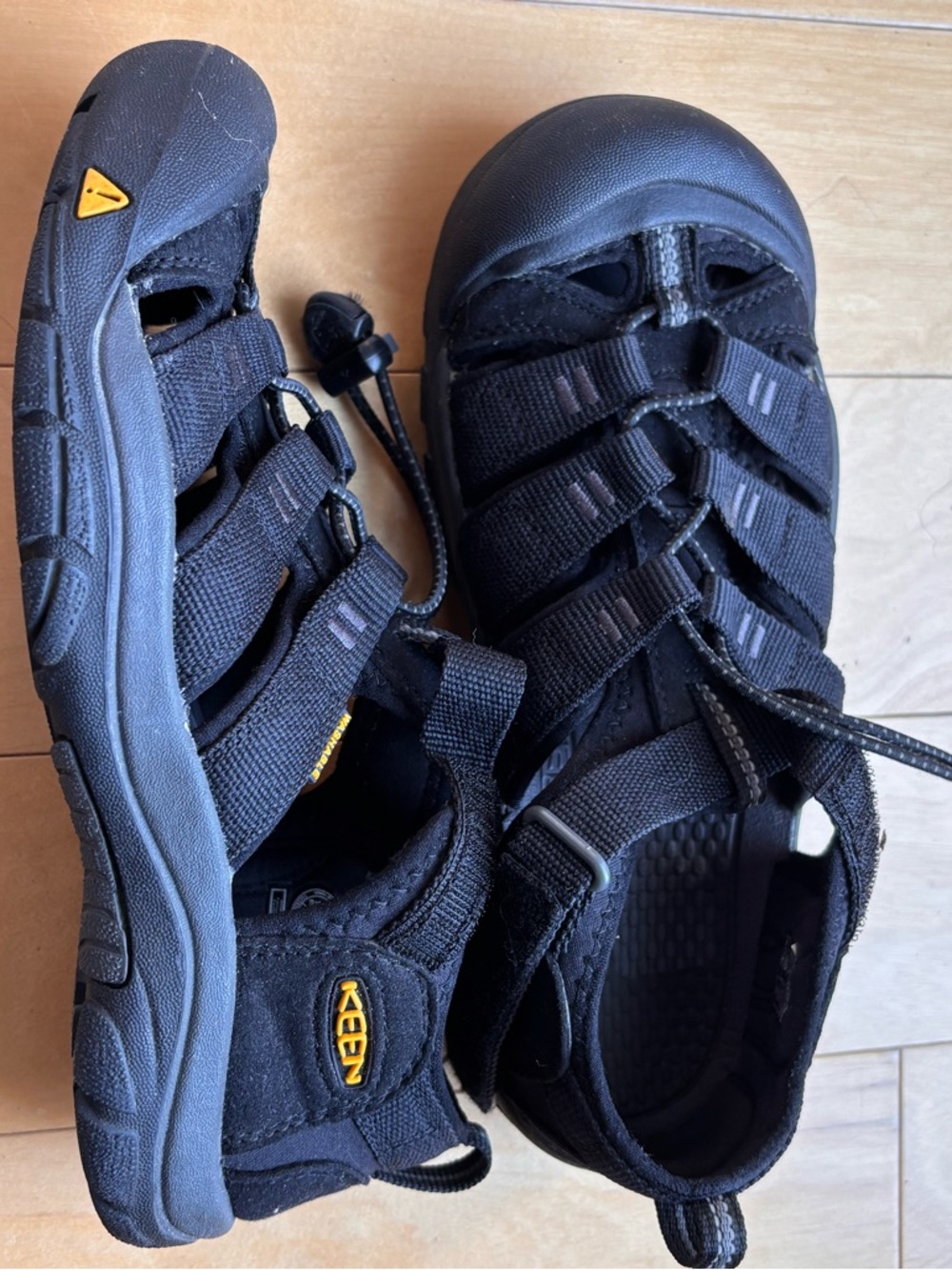 Keen Junior Black Closed-Toe Outdoor Sandals